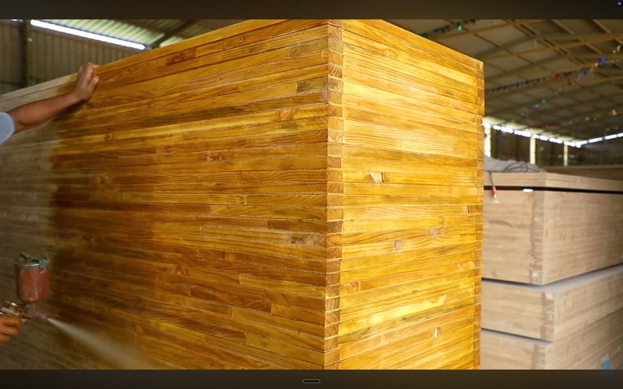 Final Product — Finished doors stacked and ready to dispatch.